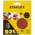 Stanley STA32047-XJ Schleifblatt für Exzenterschleifer 125mm, P60, P80, 2x P120, P180