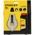 Stanley STHT47612-0 Schlagschnur Aluminium 6:1, 30m mit roter Kreide und Schnurwasserwaage