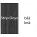 RAVAK SB Uni Hochschrank (Rosa,Praktik), Strip Onyx/weiß X000000321