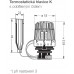 HEIMEIER Thermostat-Kopf K mit Fernfühler 1,25m 6001-00.500