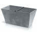 Prosperplast TUBUS CASE BETON Effect Blumenkasten 40x21,6x20cm, terracotta DTUC400E