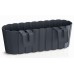 PROSPERPLAST BOARDEE HOOK Reling Blumenkasten 38,3x21,2x13 cm, anthrazit DDECZ400-S433