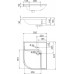 RAVAK Waschtisch BeHappy L mit Loch für Waschtischbatterie XJAL1100000