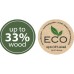 Prosperplast UNIQUBO ECO Wood Korb, multifunktional 44,7cm, 55l, Naturo IKUB55TW