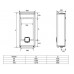 ARISTON VELIS Plus 100 1,5kW elektrischer Warmwasserspeicher, 3605221