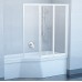 RAVAK SUPERNOVA VS3 115 weiß+transparent Badewannenabtrennung BeHappy 3-teilig 795S0100Z1