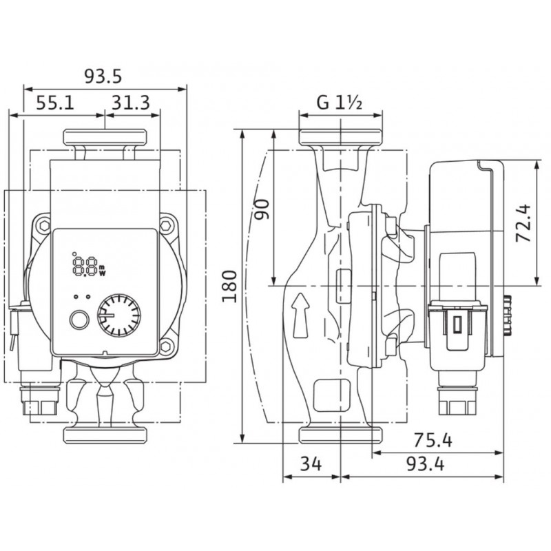 WILO Yonos PICO PLUS 25/14 (180 mm) 4215502 — free download