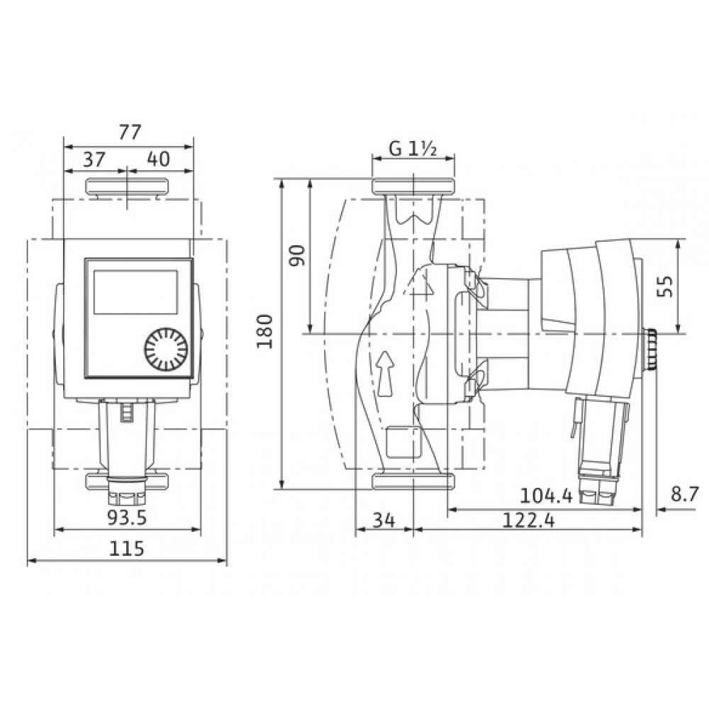 WILO Stratos PICO-Z 25/1-6 Zirkulationspumpe 4216473