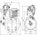 WILO HWJ 203 EM 50l selbstansaugende Hauswasseranlage 2549383 WILO HWJ 203 EM 50l selbstansaugende Hauswasseranlage 2549383