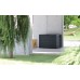 Prosperplast WOODEBOX Gartenbox Aufbewahrungsbox 58,5cm, 140l, Anthrazit MBWL140