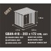 G21 GHAH 418 Gartenhaus 203 x 172 cm, grau 63900591